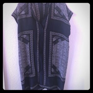 Vince short sleeve  Silk Dress - Size M